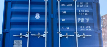 containerladning, skibscontainertransport, skibscontainer 40 hc