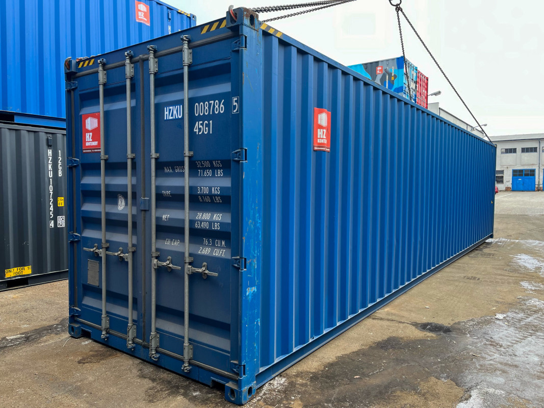 Fraktcontainer 40HC RAL 5010 HZKU 008 786-5