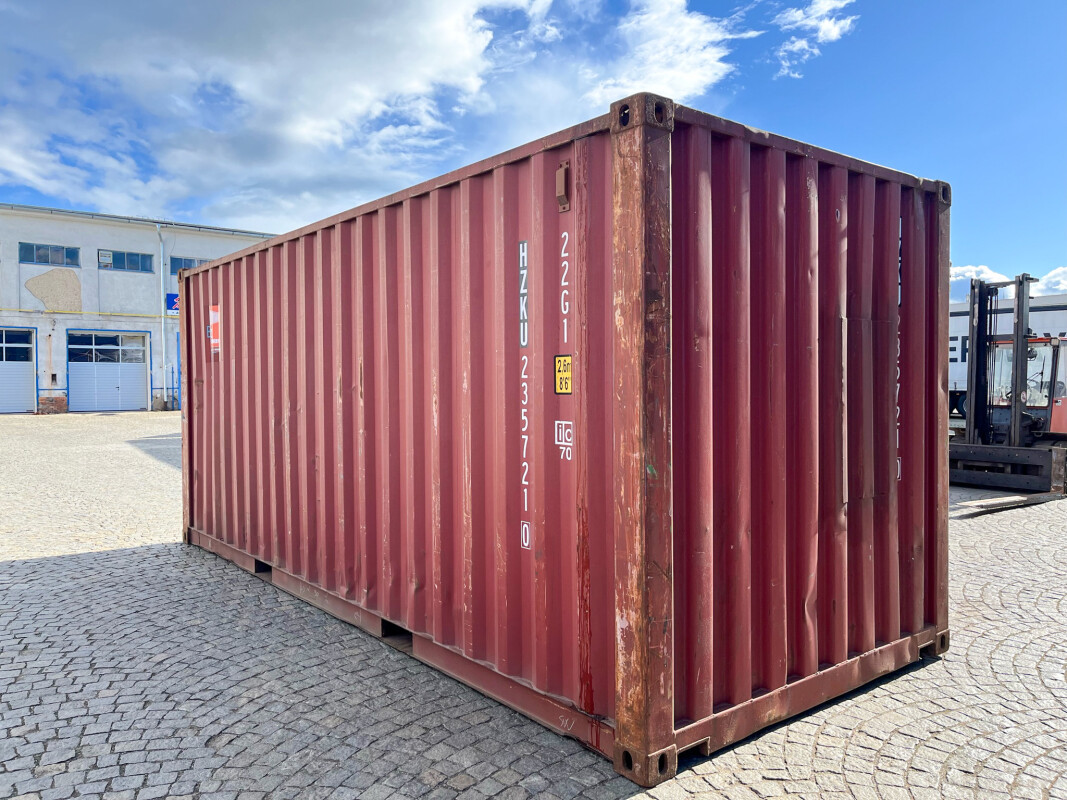 Kontejnerový sklad 6 metrů AS IS 2, HZKU 235 721-0 | Containers Store