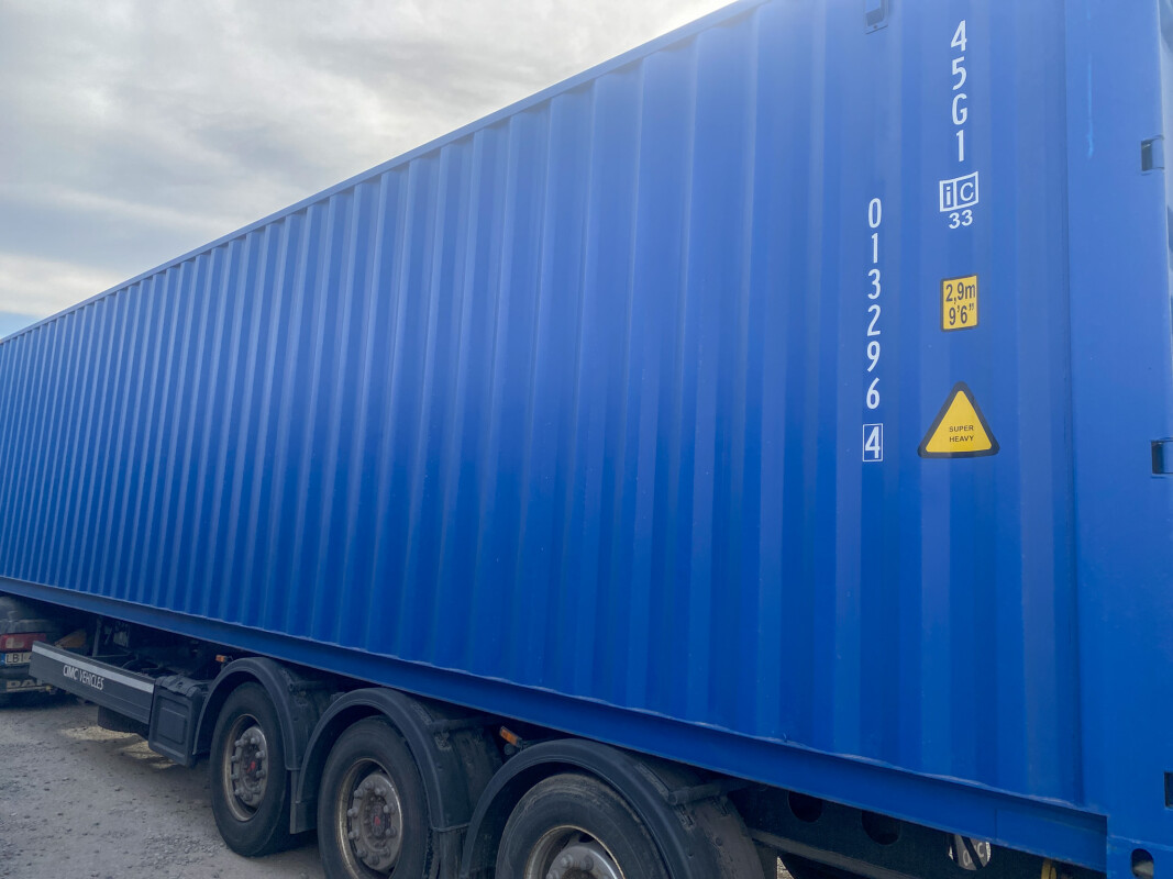 Kontainer laut 40'HC, 013 296-4