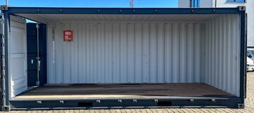 серый контейнер 20 открытая сторона на продажу