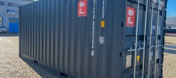 conteneur gris 20 côtés ouverts à vendre