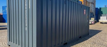grey container 20 open side for sale