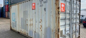 jūrų transportas, gabenimo konteinerio 20 pardavimas, išmesto konteinerio 2 kategorija