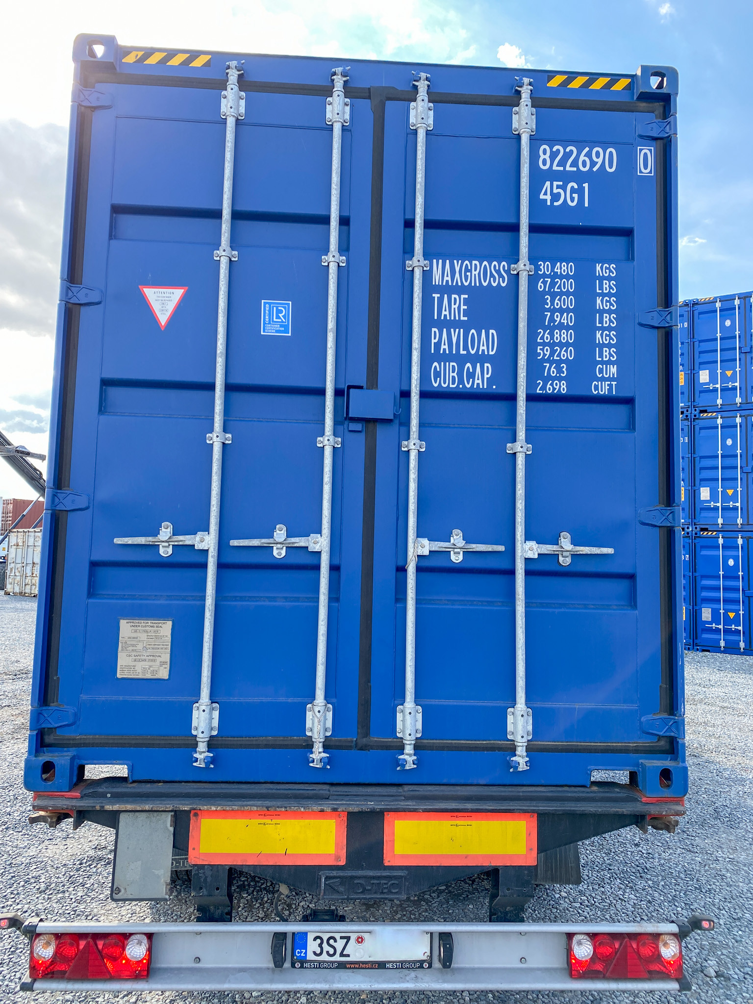 Kontener morski 40'HC RAL 5010